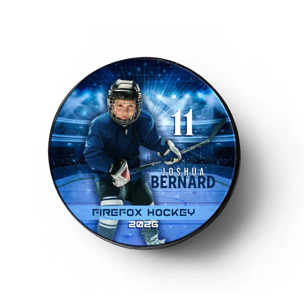 Custom Photo Hockey Puck