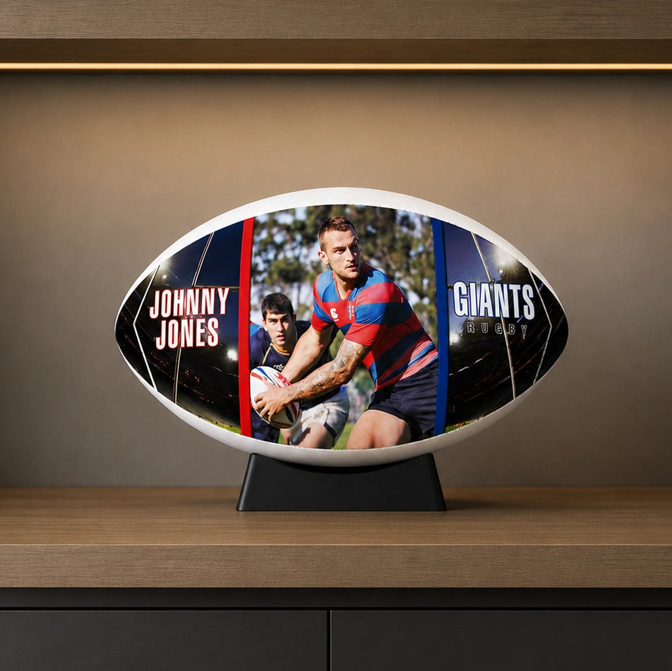 Custom Photo Rugby Balls