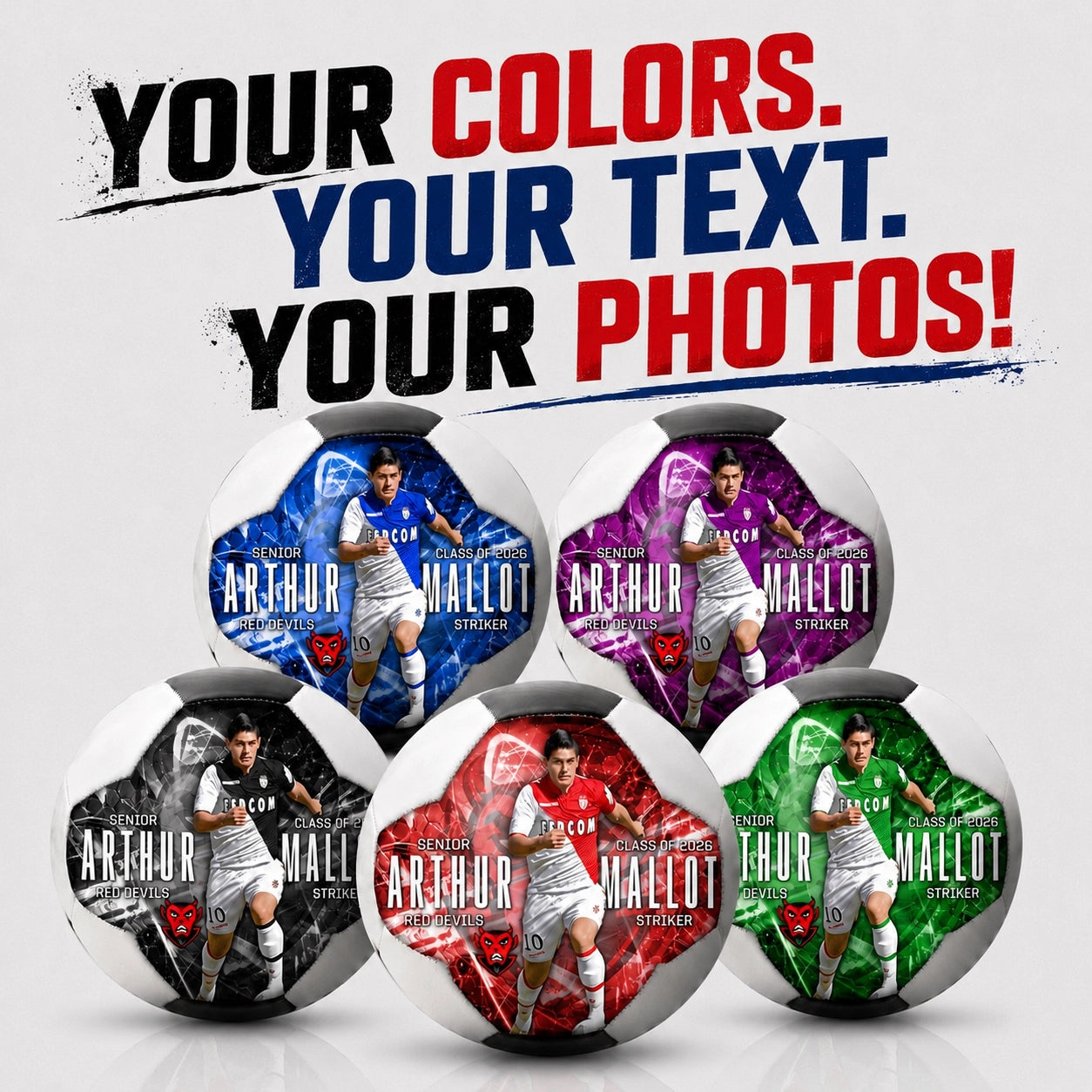 Custom Photo Soccer Ball