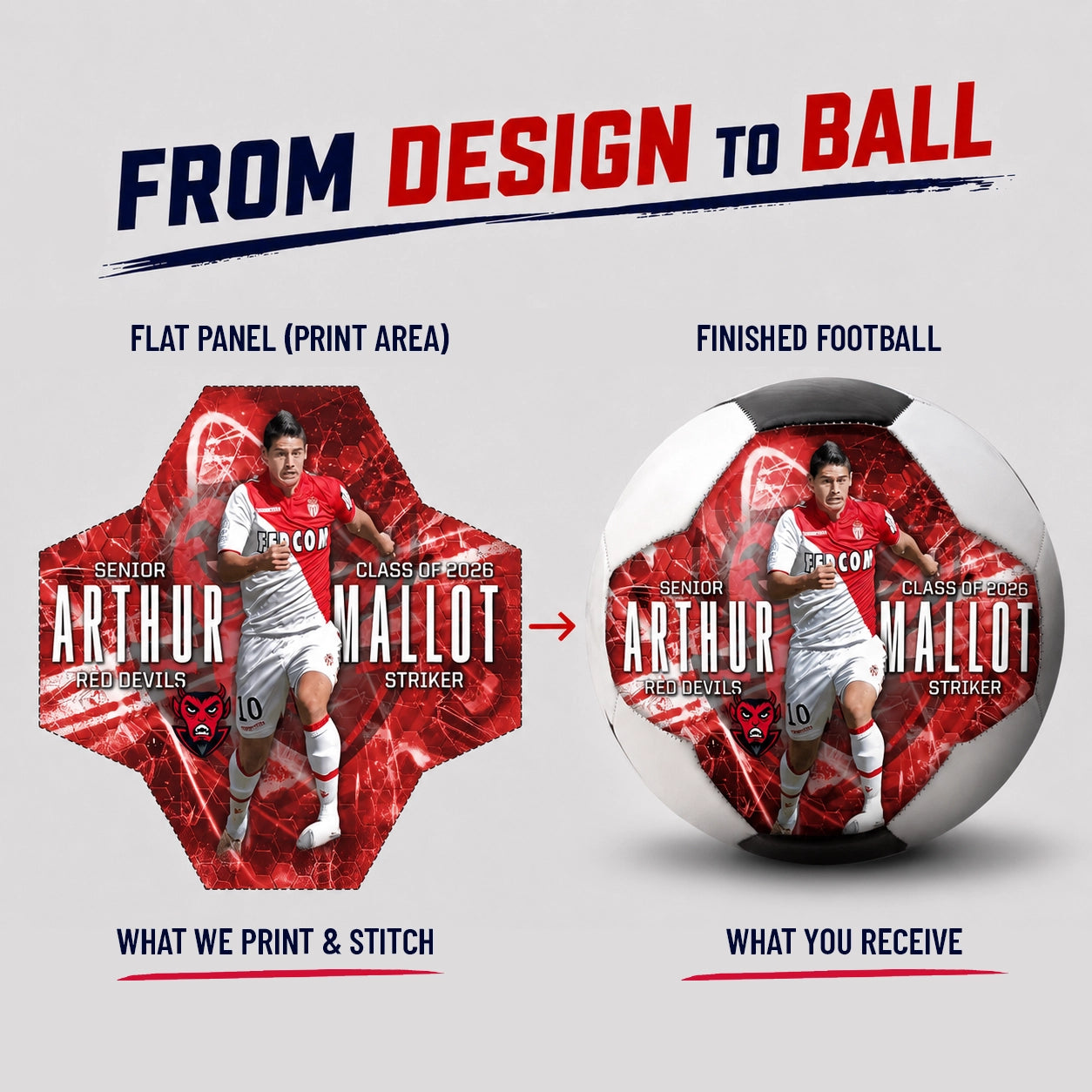 Custom Photo Soccer Ball