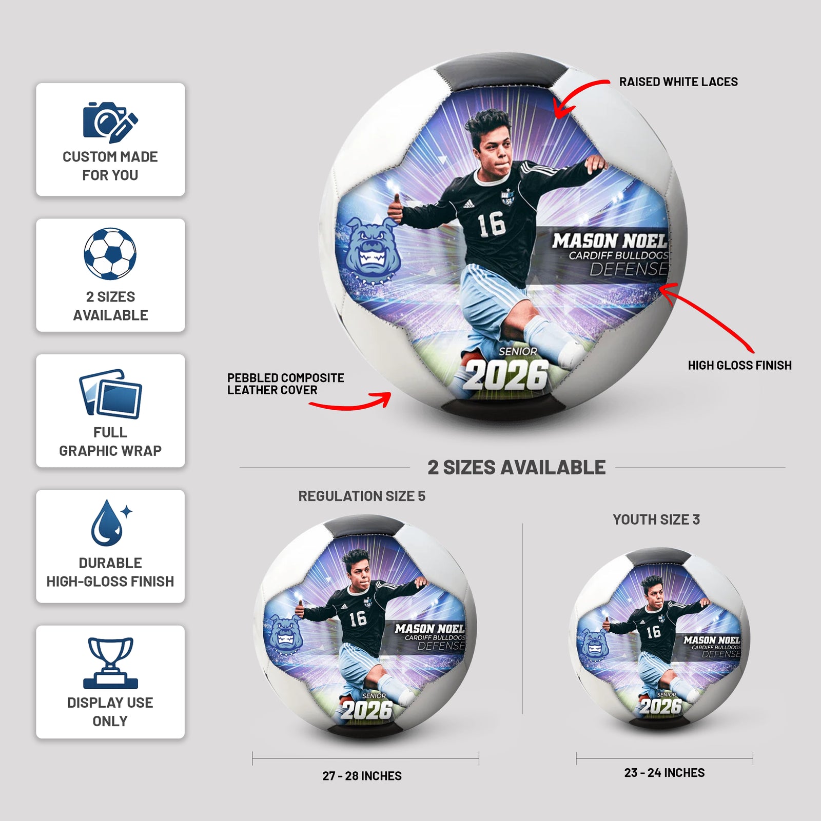 Custom Photo Soccer Ball