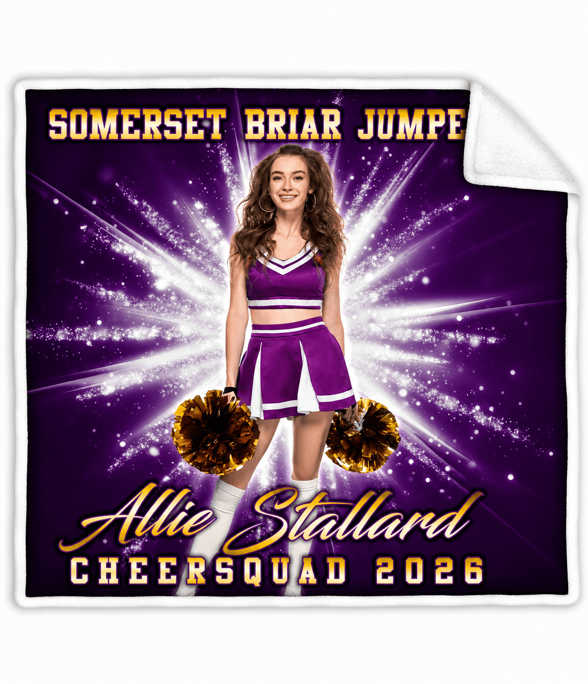 Custom Sherpa Stadium Photo Blanket