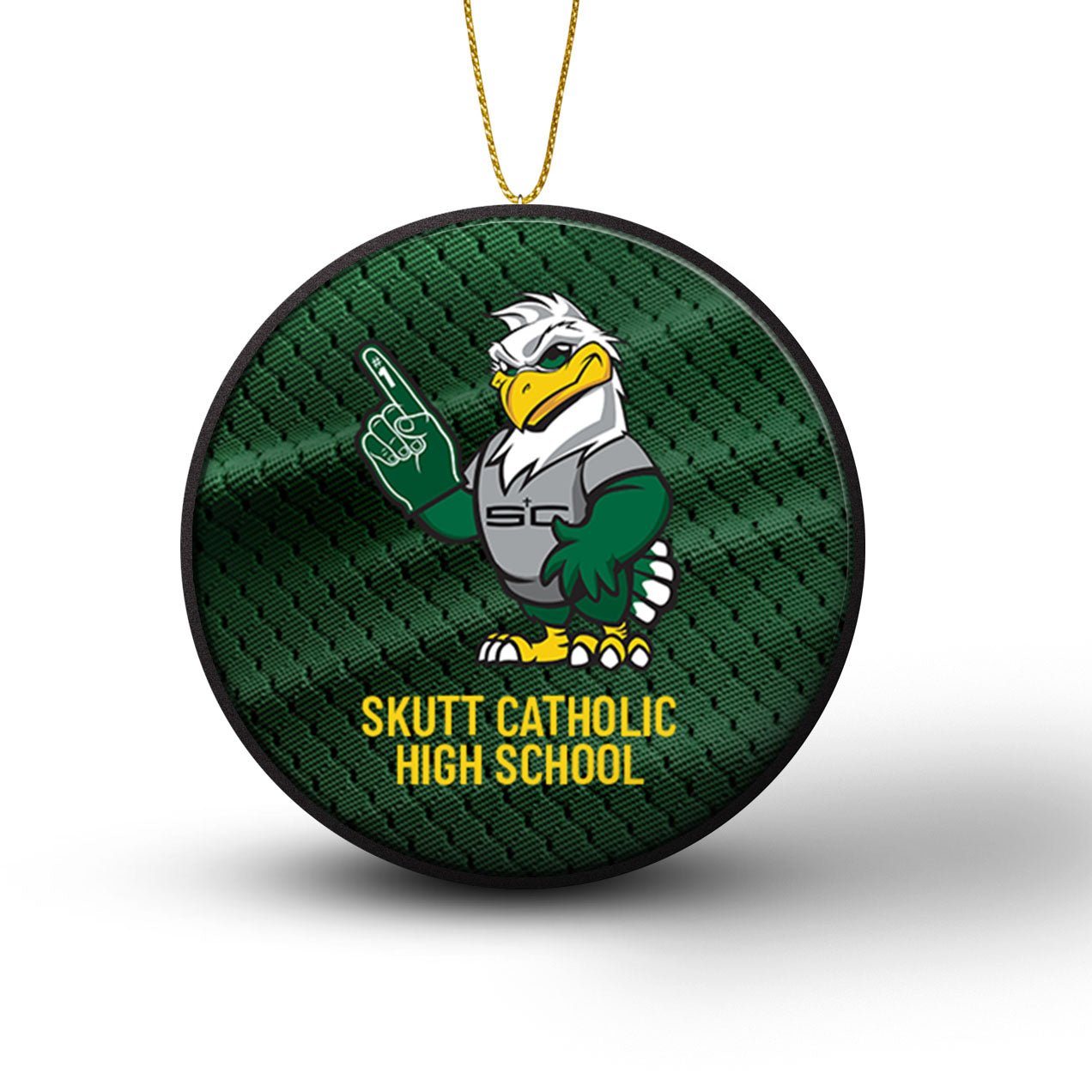 Team Hockey Puck Ornaments