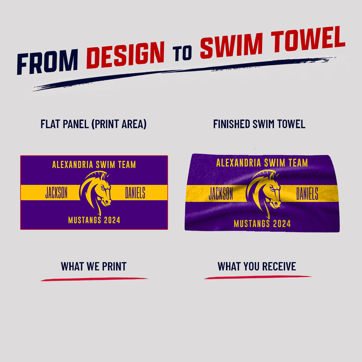 Custom Swim Towels