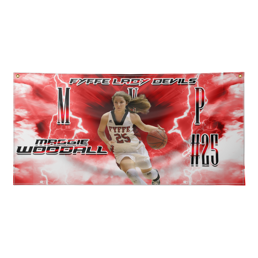 Custom Senior Athlete Banner