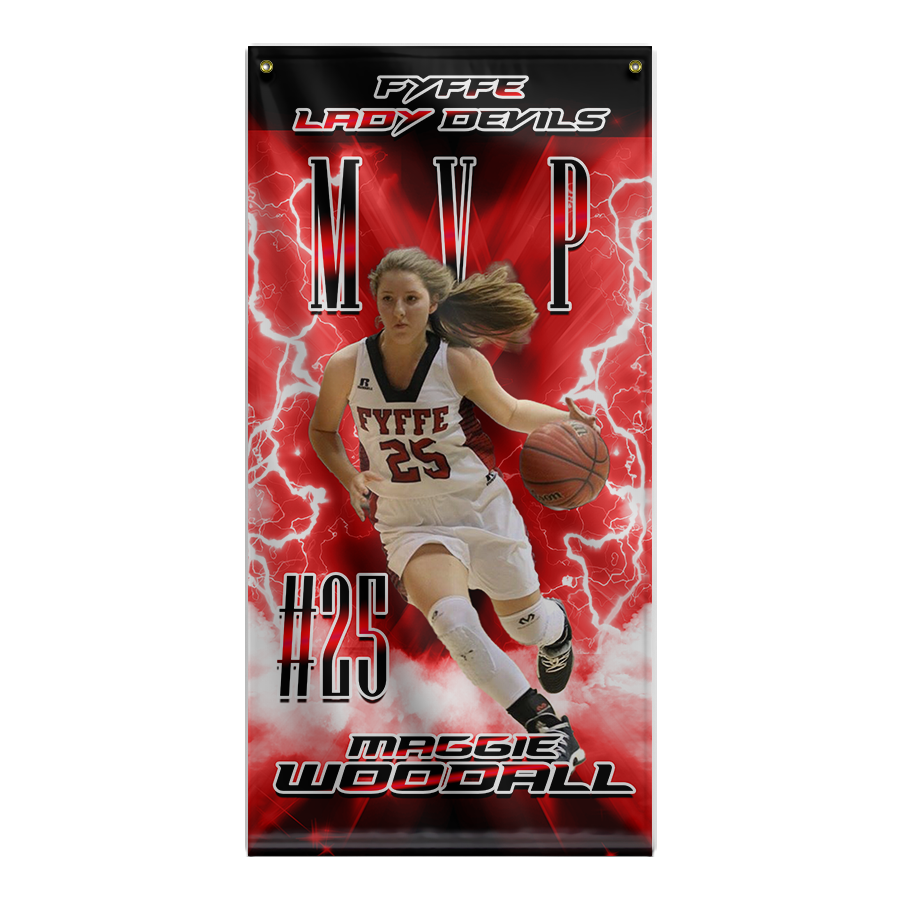 Custom Senior Athlete Banner