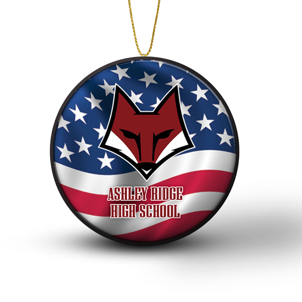 Team Hockey Puck Ornaments