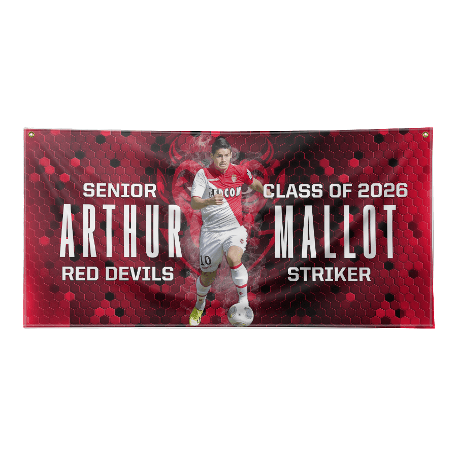 Custom Senior Athlete Banner