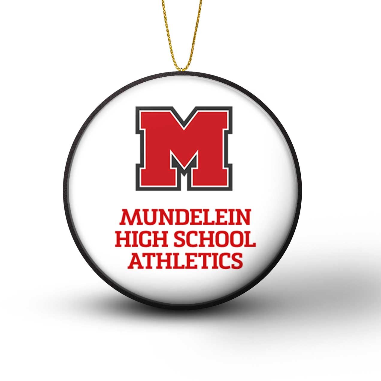 Team Hockey Puck Ornaments