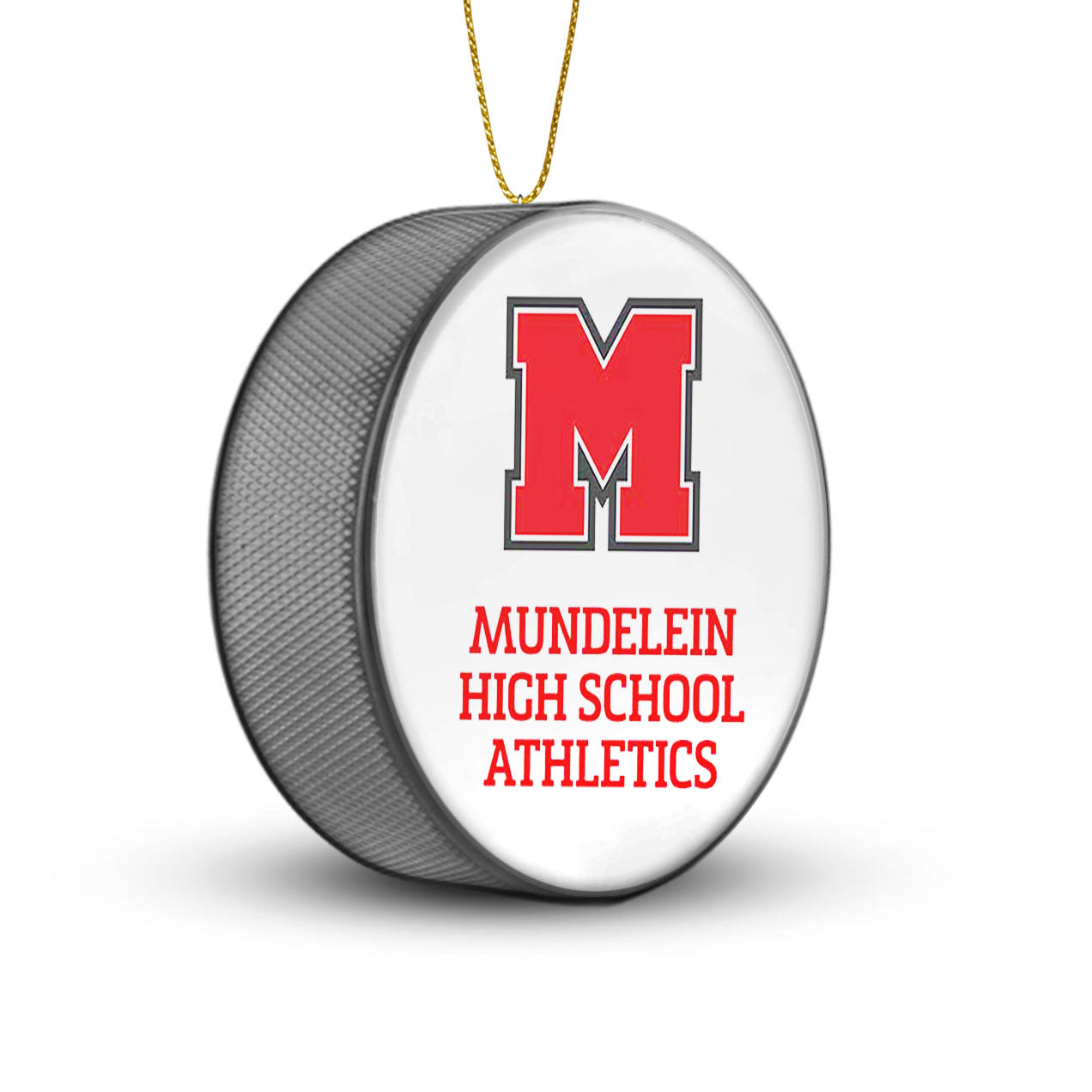 Team Hockey Puck Ornaments