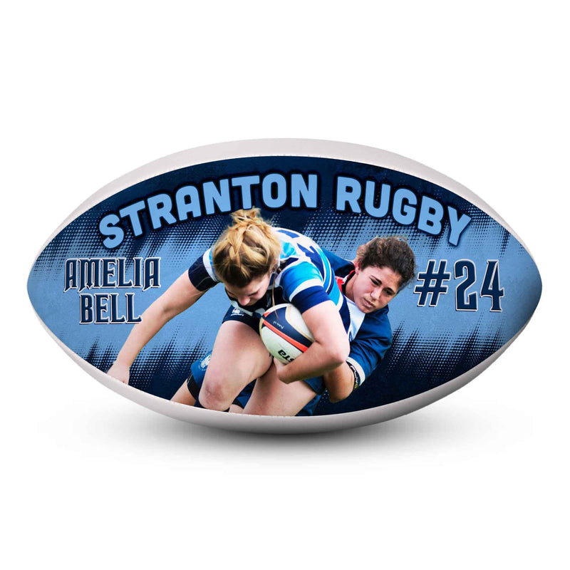 Custom Photo Rugby Balls