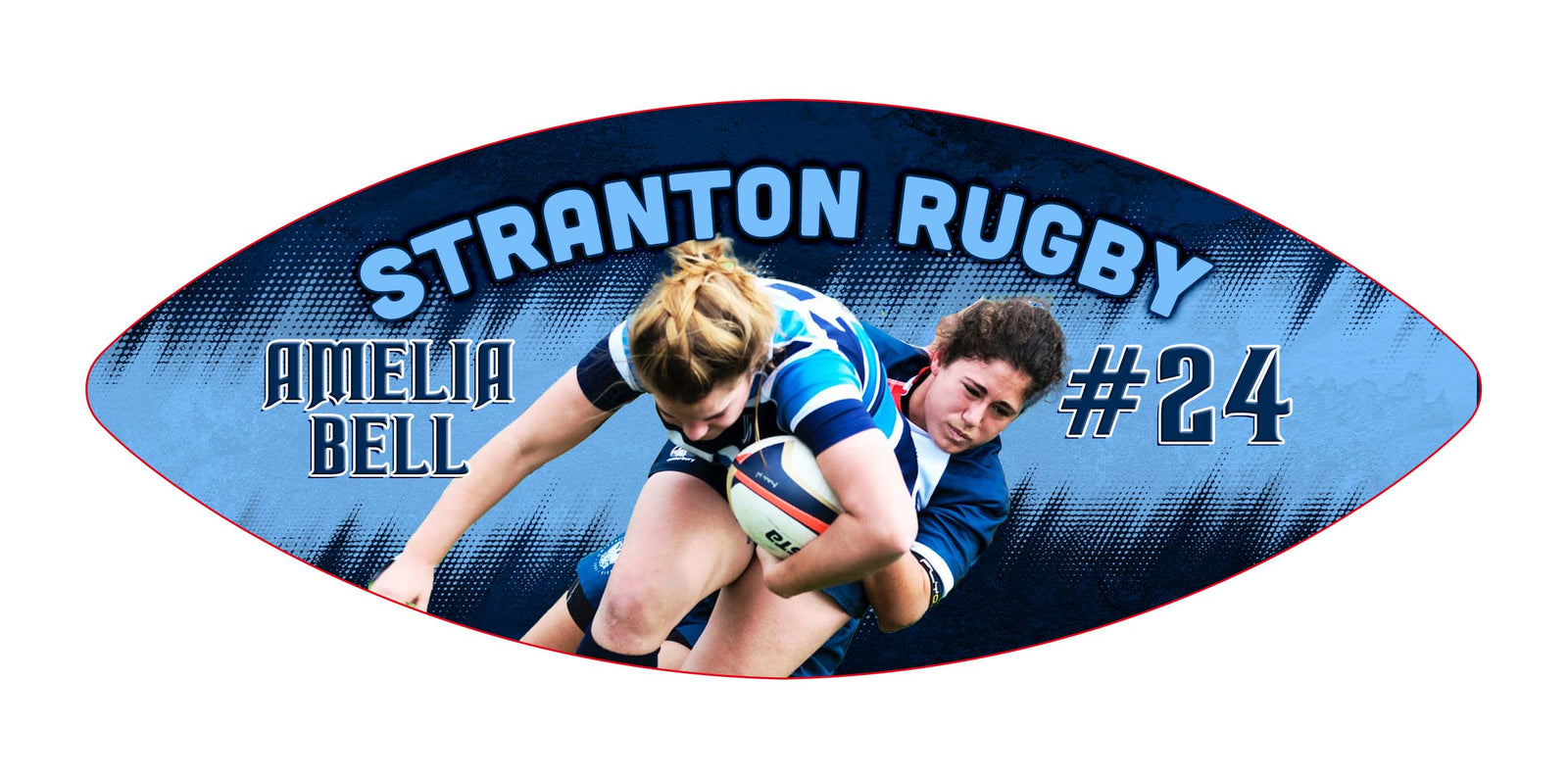 Custom Photo Rugby Balls