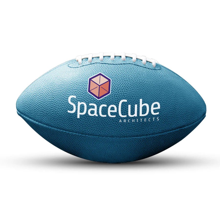 Custom logo football