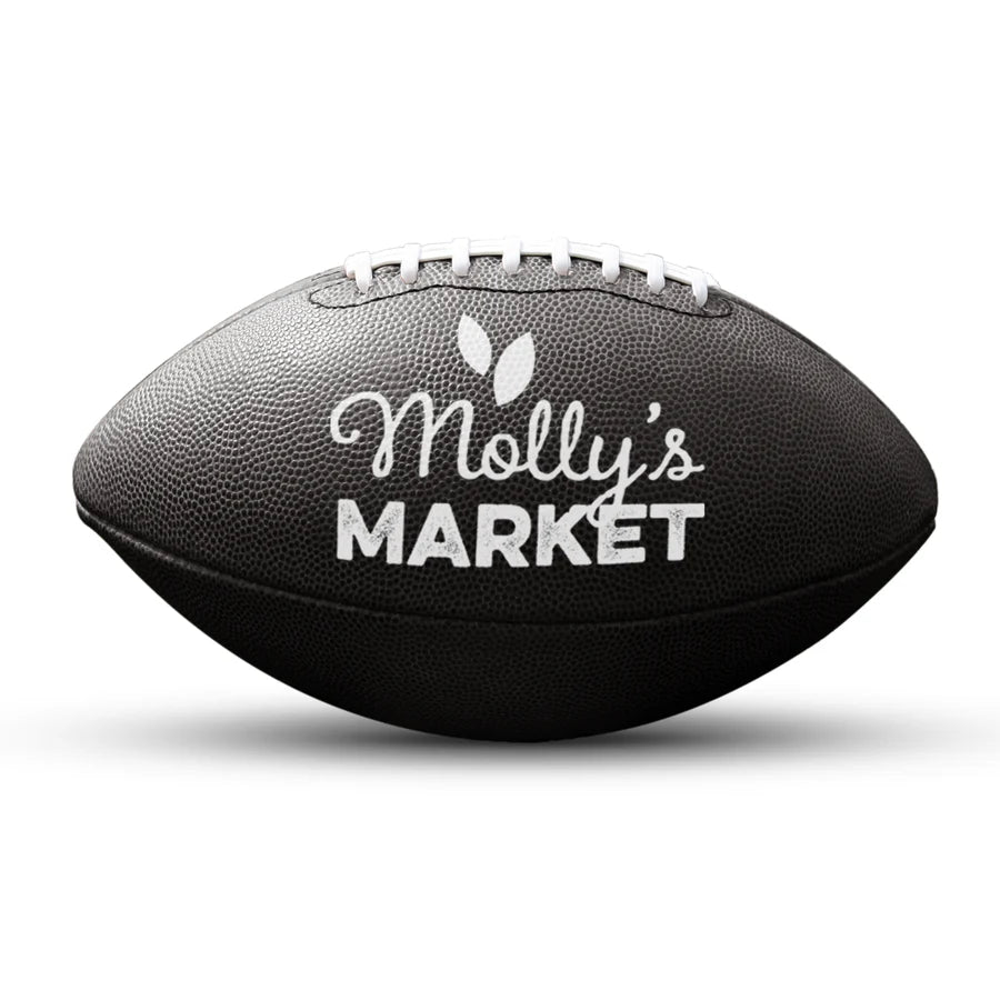 Custom logo football - Black - 2 Logo