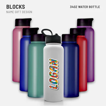 Custom Insulated Name Gift Water Bottle