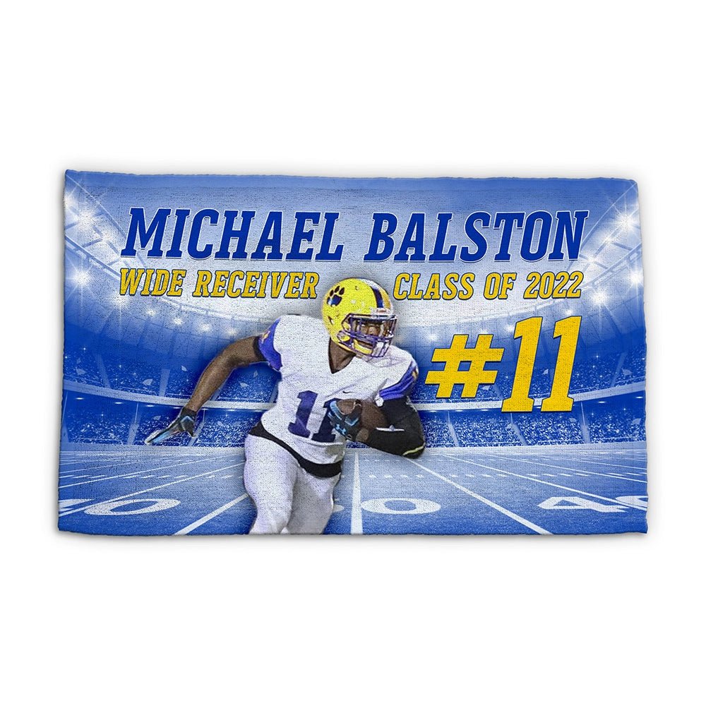 Custom football rally towel - Photo