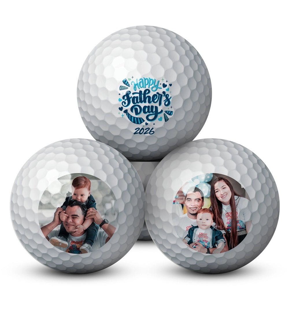 Custom Father's Day golf ball view 36