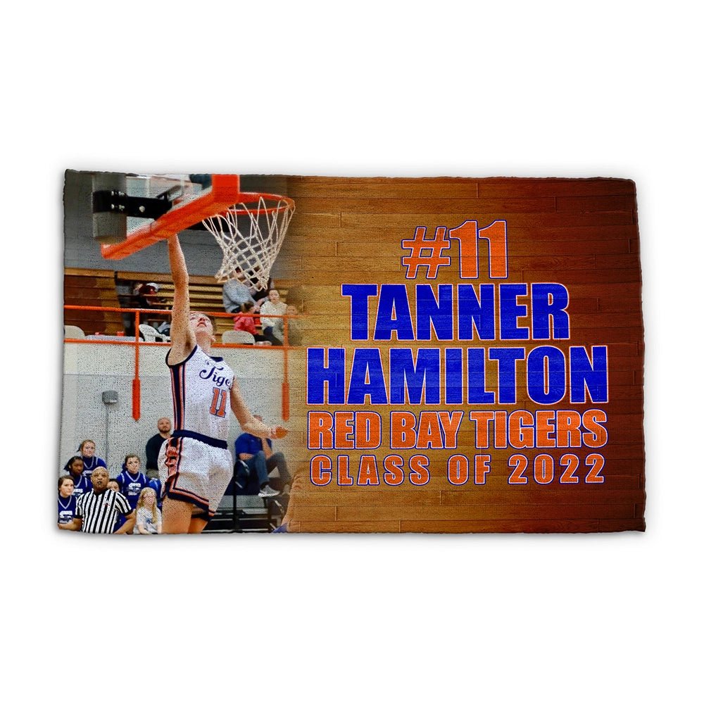 Custom basketball rally towel - Photo