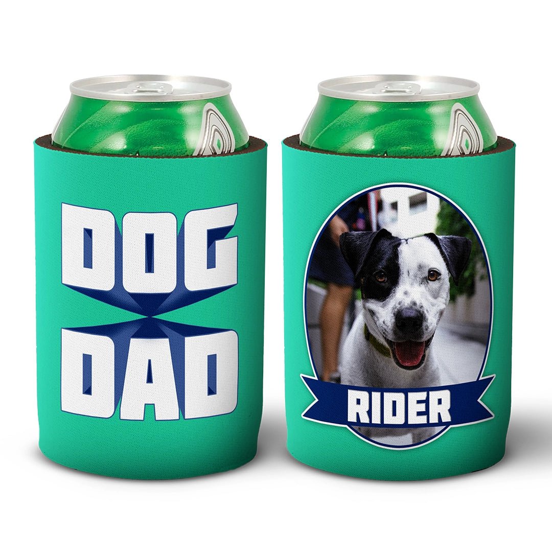 Custom pet photo 12oz can cooler - Mom