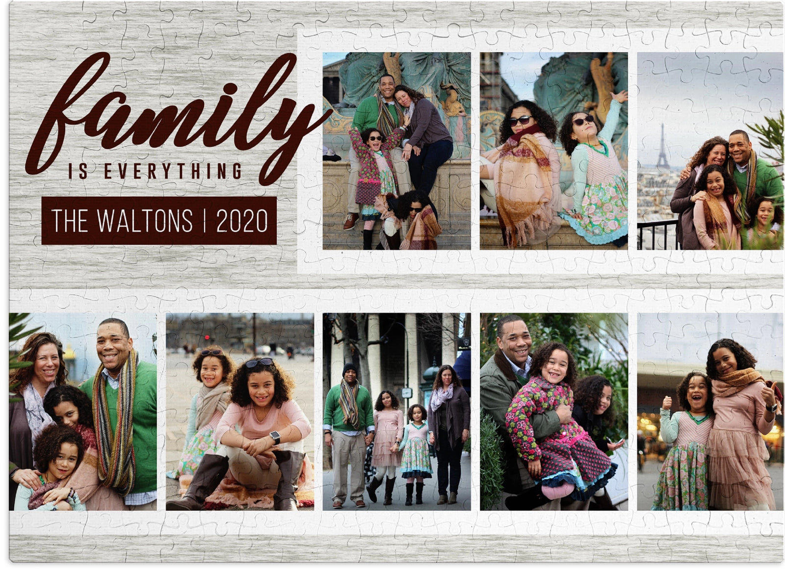 Custom 15-inch photo puzzle - Holiday