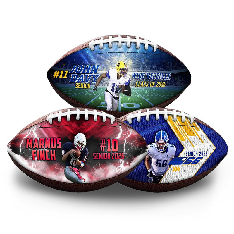 Custom Football for Seniors – Graduation & Senior Night Gift