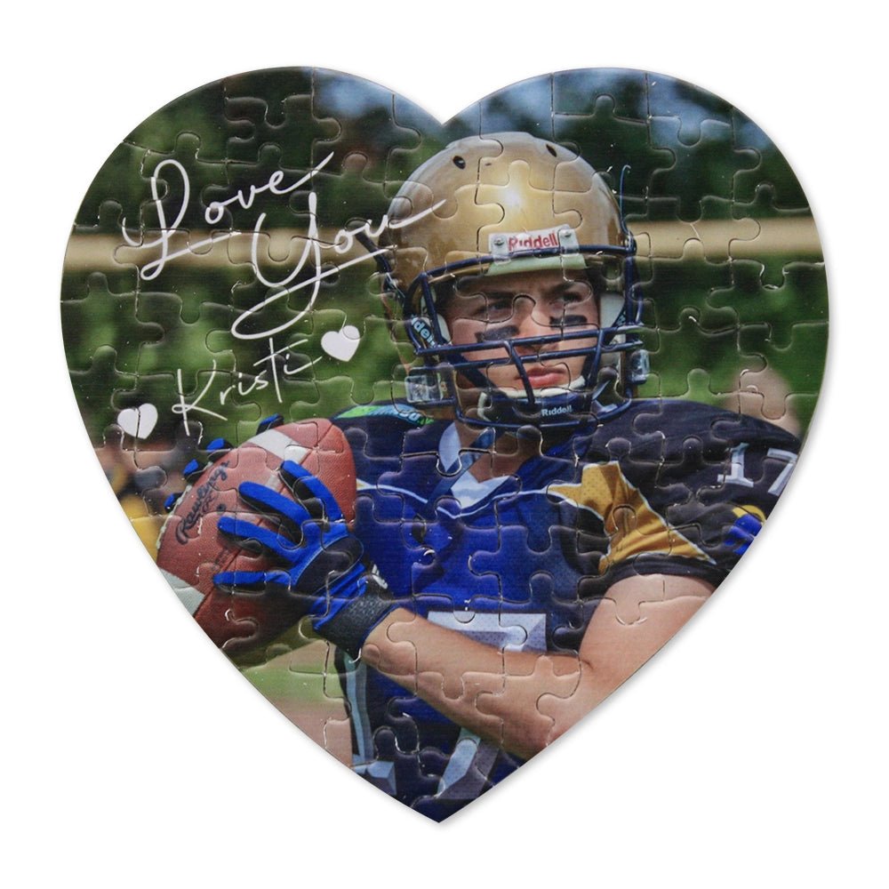 Custom heart-shaped puzzle