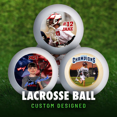 Custom Lacrosse Ball – Personalized Gift for Players, Coaches & Teams