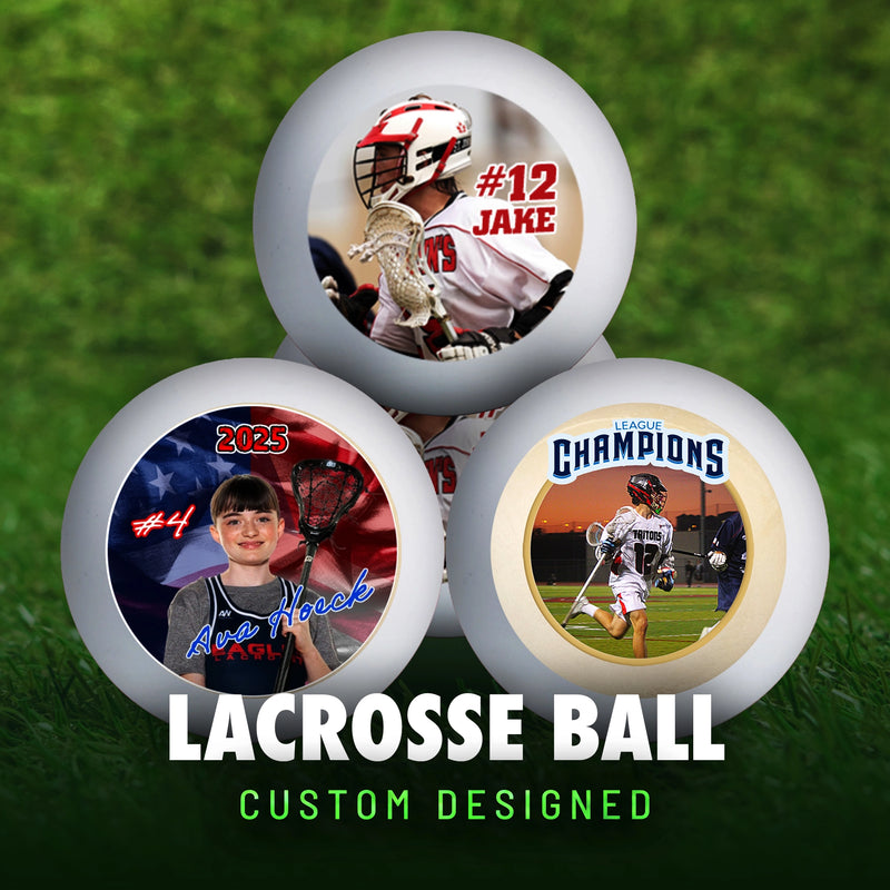 Custom Lacrosse Ball – Personalized Gift for Players, Coaches & Teams