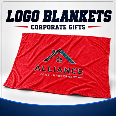 Custom Logo Blankets