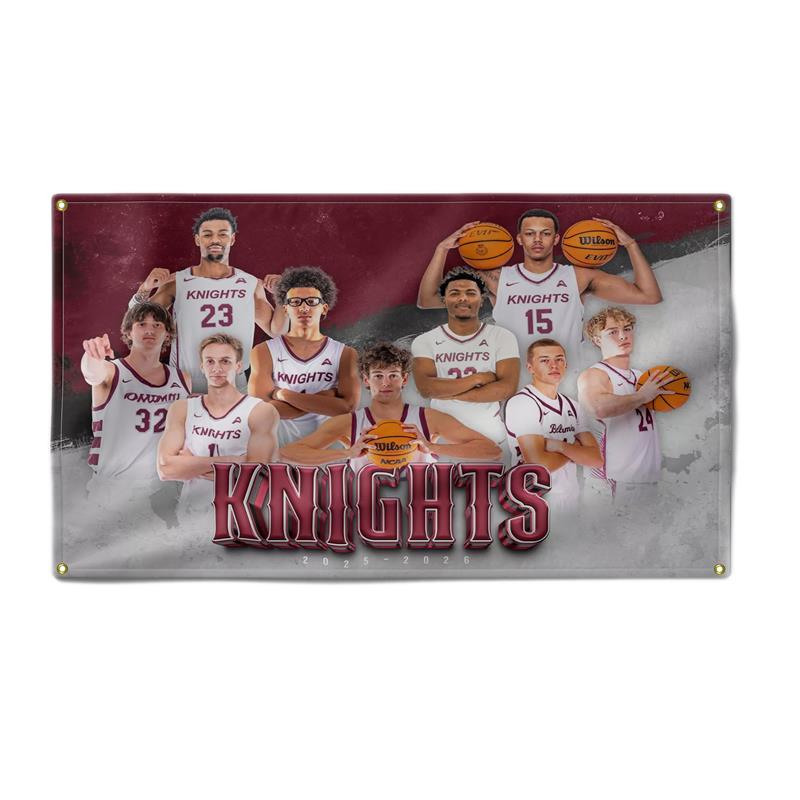 Custom athletic banner - Vertical - Large - 6' x 3' - Gyms and Hallways