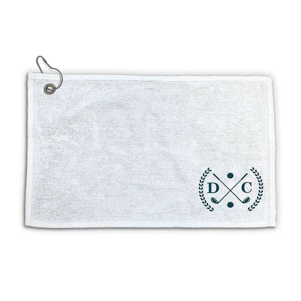 Custom golf towel - Monogram 3