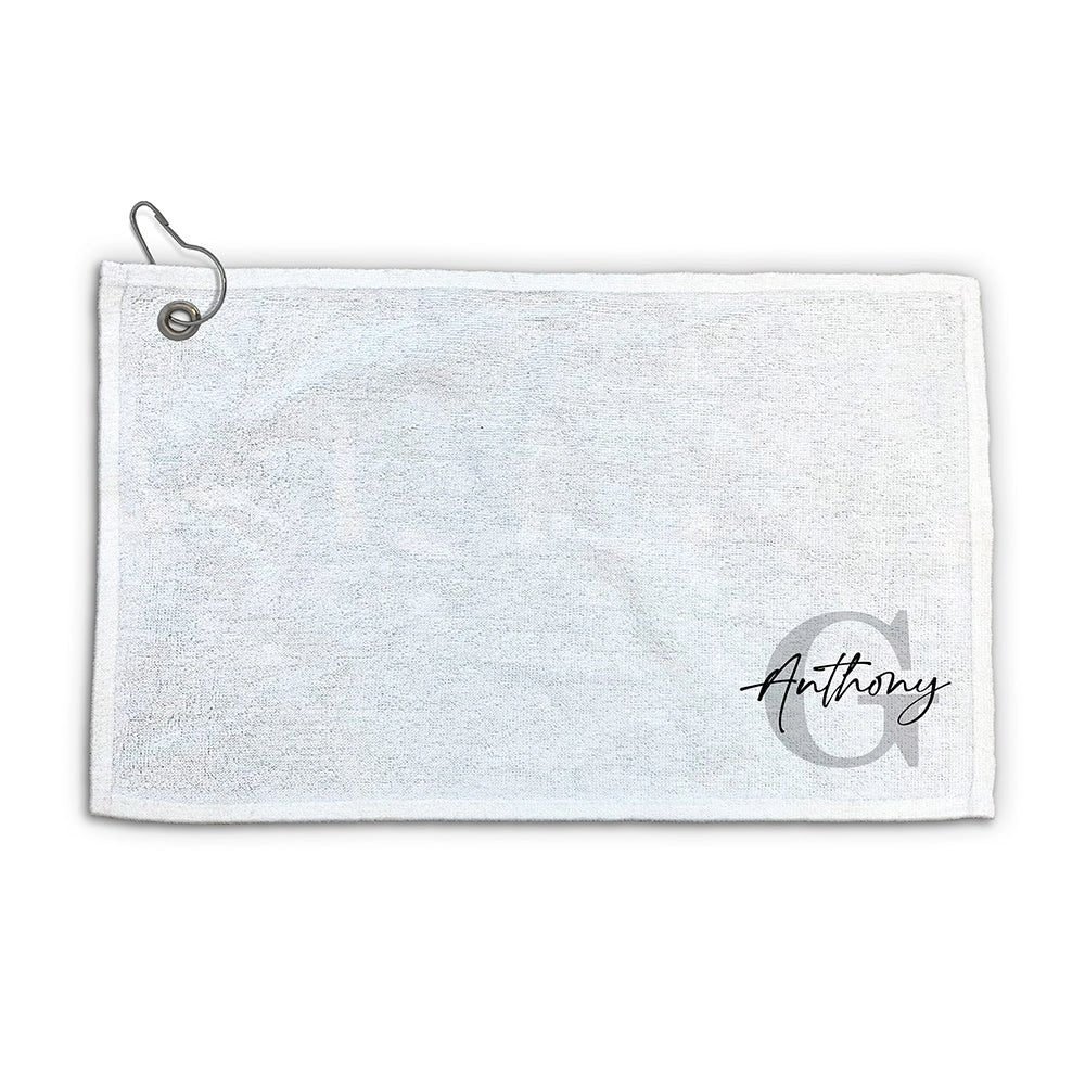Custom golf towel - Start From Scratch