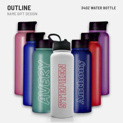 Custom Insulated Name Gift Water Bottle