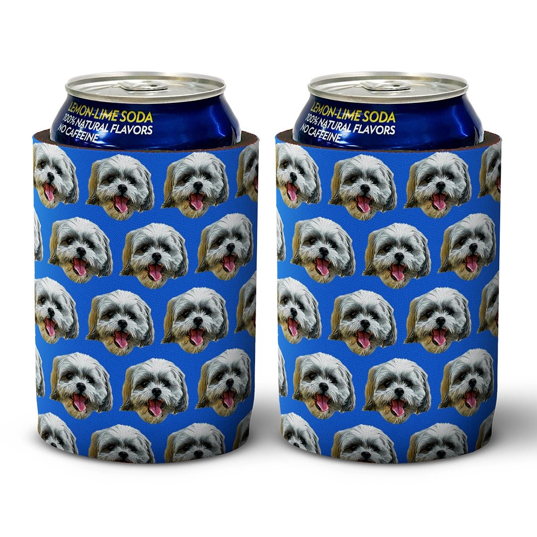 Custom pet photo 12oz can cooler - Start From Scratch