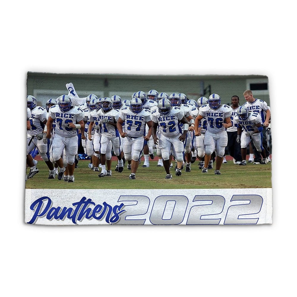 Custom football rally towel - Playmaker