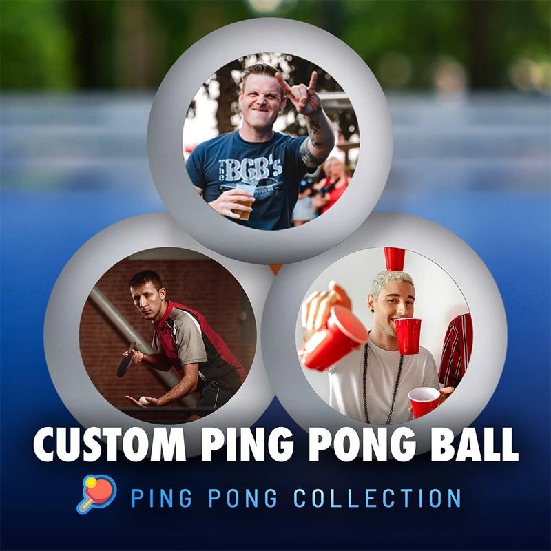 Custom Ping Pong Balls – Set of 6 Personalized Gifts or Party Favors