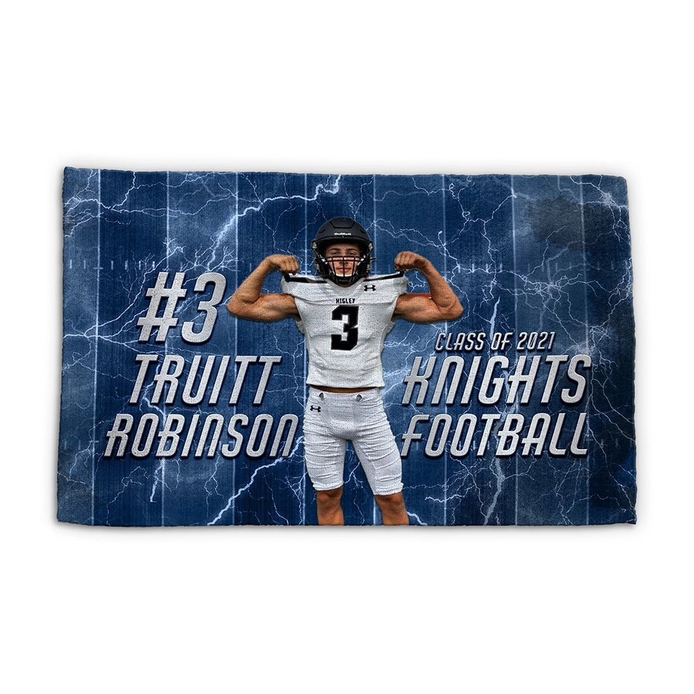 Custom football rally towel - Start From Scratch