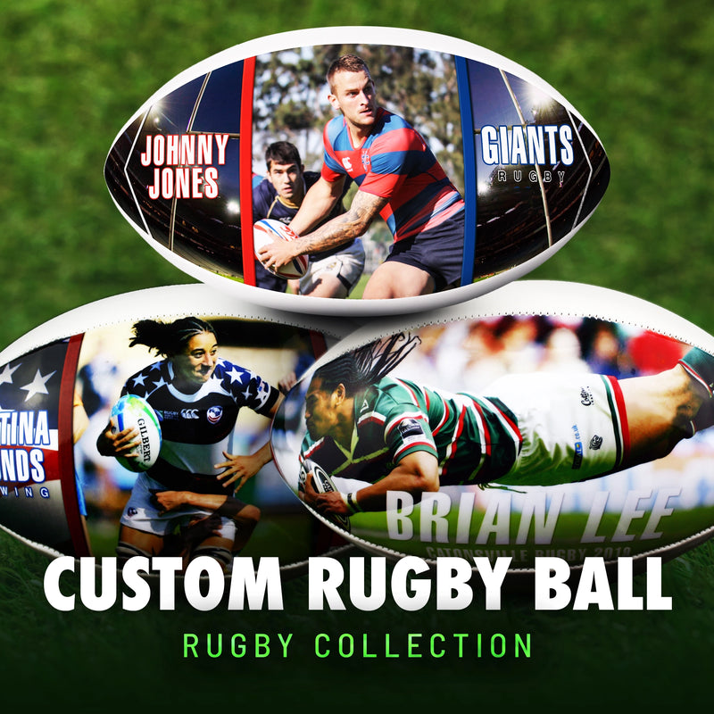 Custom Rugby Ball – Personalized Gift for Players, Coaches & Fans