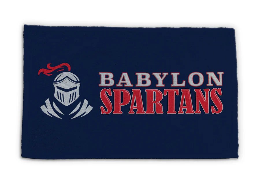Custom spirit shop rally towel - Vertical - Fadeout - Solid Color