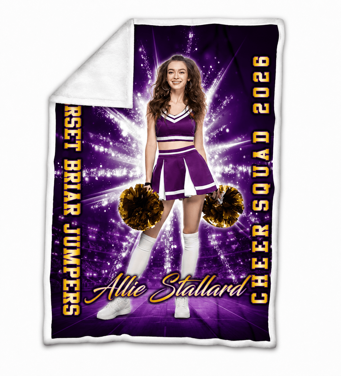 Custom Sherpa Stadium Photo Blanket