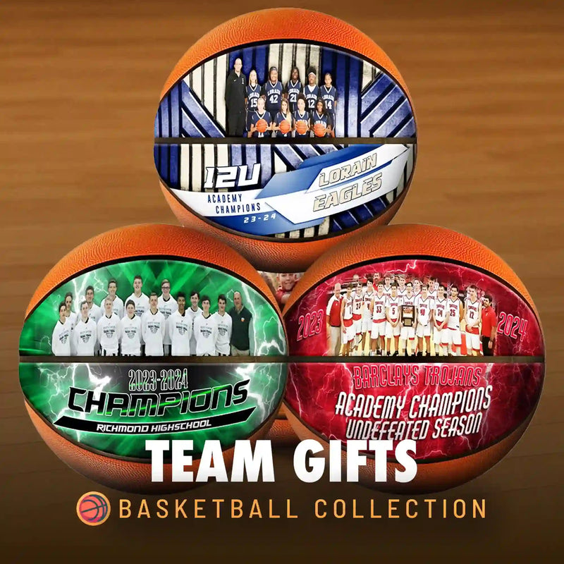 Custom Team Basketball – End-of-Season Gift for Coaches or Players