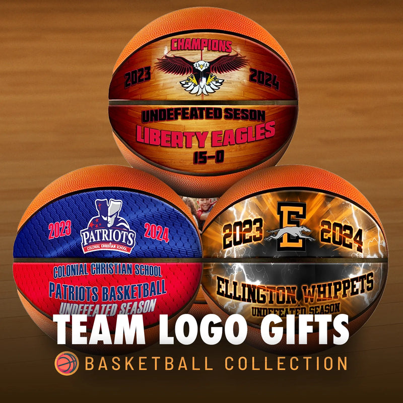 Custom Logo Basketball – Display Ready Sponsor & Coach Gift