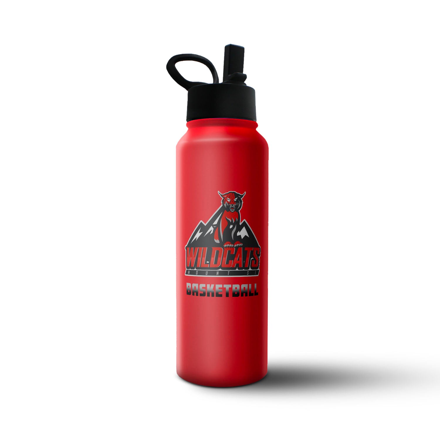 Custom team water bottle - Vertical - Navy
