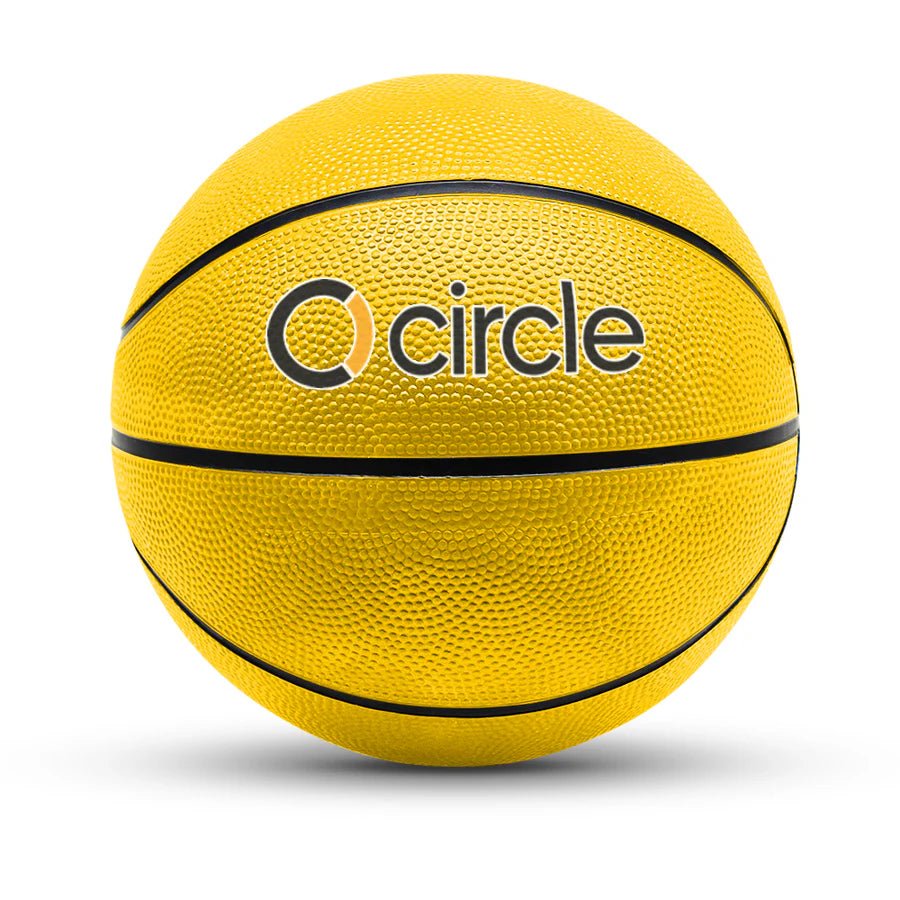 Custom logo basketball - Yellow - 2 Logo