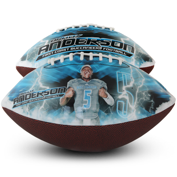 Best photo sports customized football aau gift idea for athlete sports fan party favor