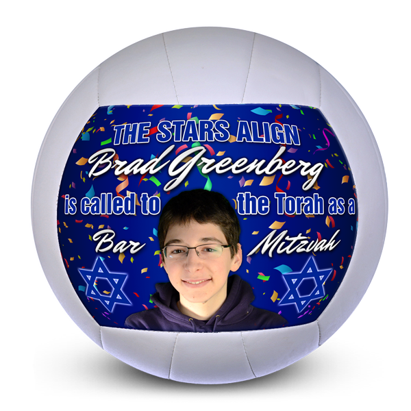 Best Photo Sports Customized Volleyball Bar Mitzvah Athlete Sports Fan Party Favor