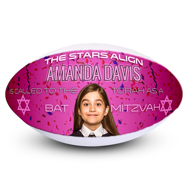 Best custom full coverage bat mitzvah rugby gifts