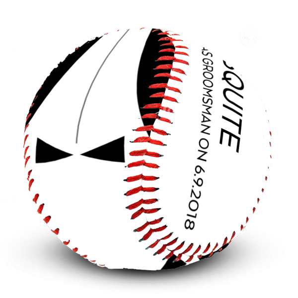 Best Photo Sports Customized Baseball Groomsmen Gift Idea for Athlete Sports Fan Party Favor