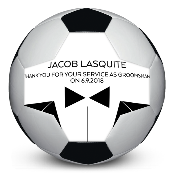 Best Photo Sports Customized Soccer ball Groomsmen Gift for Athlete