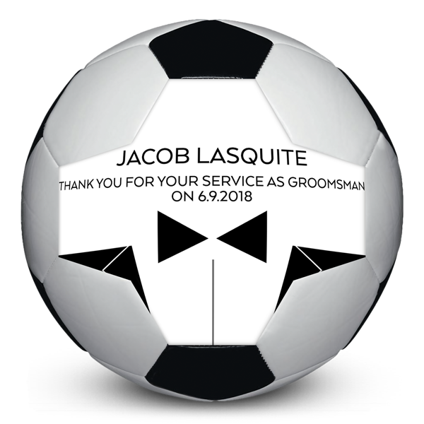 Best photo sports customized soccer ball groomsmen gift for athlete